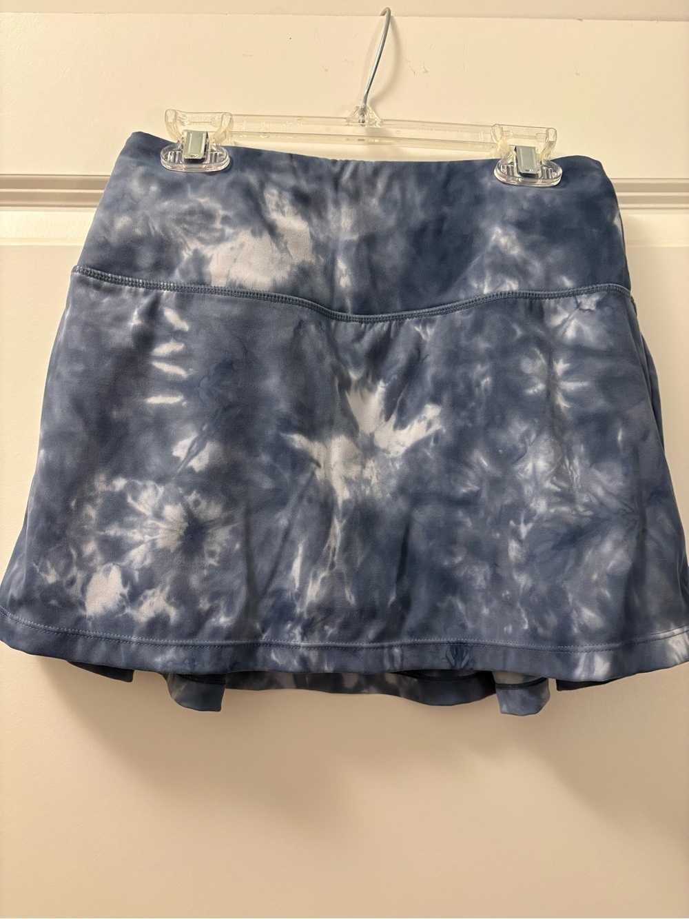 Tie-Dye Navy & White Athletic Skort by Soothfeel